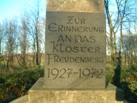 Gedenkstein Kloster Freudenberg