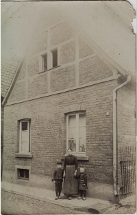 Blick auf das Elternhaus von Friedrich Kaiser
